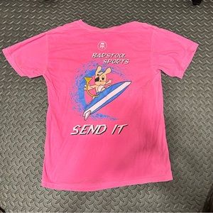 Barstool sports pink T-shirt